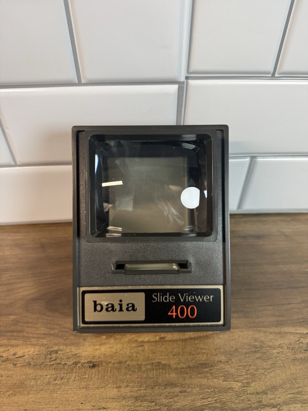 Vintage Baia Slide Viewer 400 Illuminated with 3X Magnification for 35mm Slides